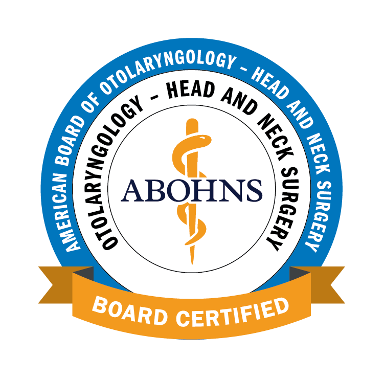 american board of otolarnygology - head and neck surgery - board certified